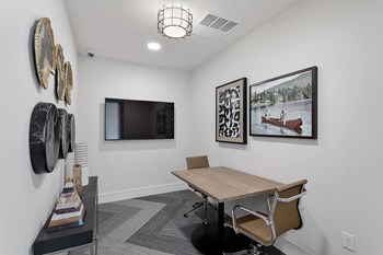 Private workspace at The Reid Apartmients in Tucker GA